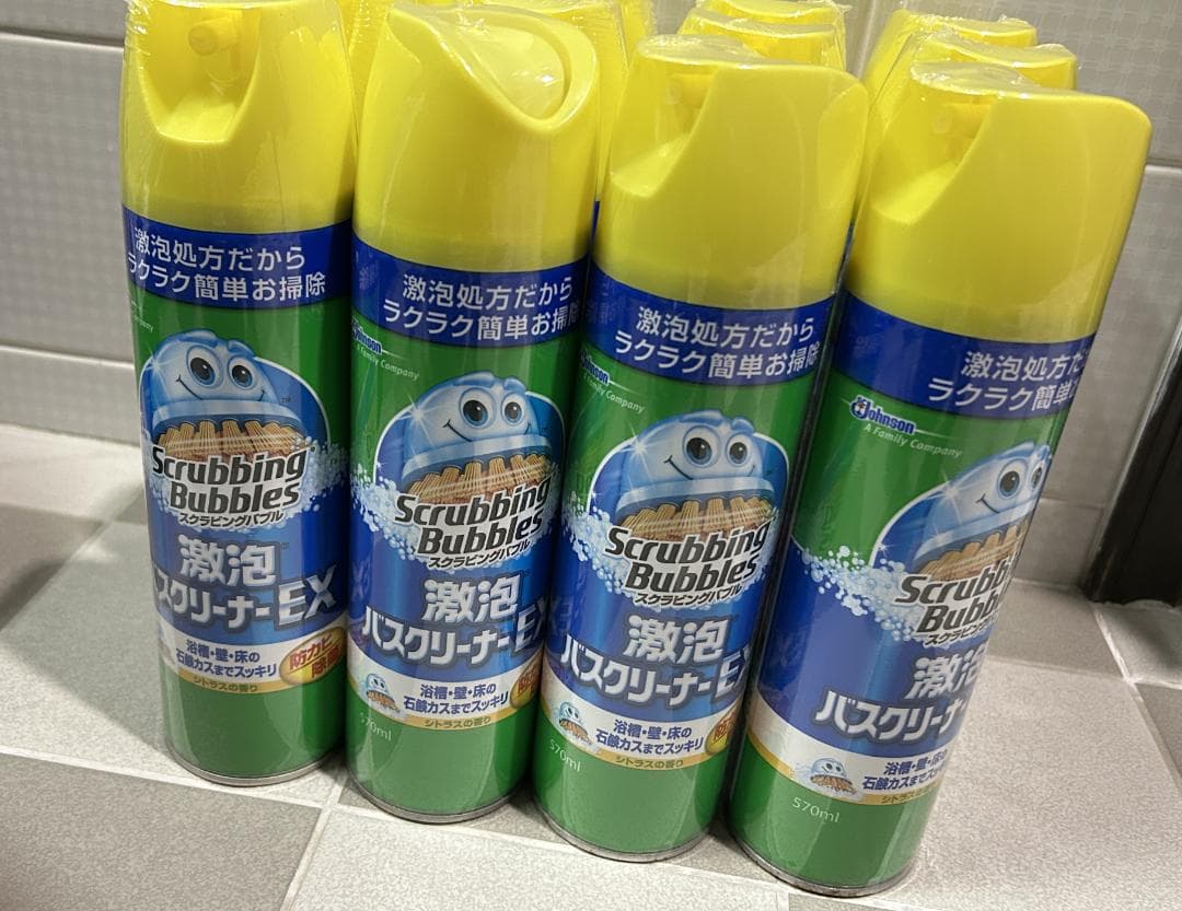 新品】スクラビングバブル 激泡バスクリーナー EX 570ml 12本セット③