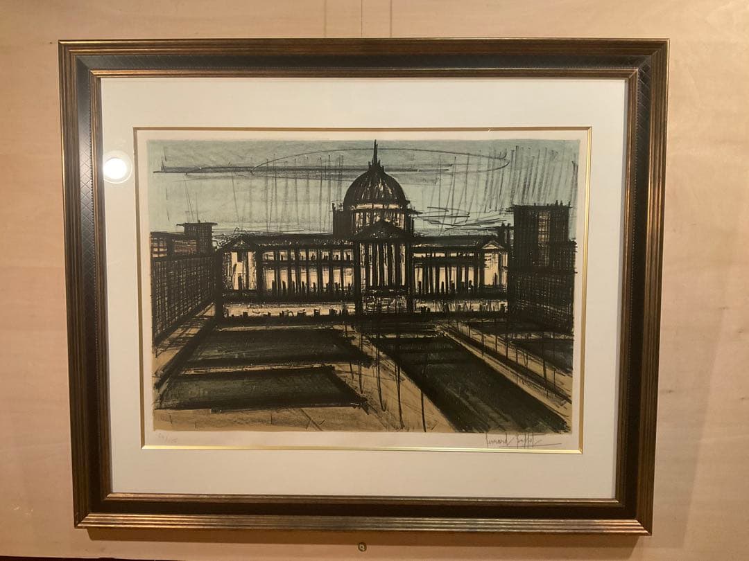 ビュッフェ 「アルバムサンフランシスコNo.3」 リトグラフ 直筆サイン有り