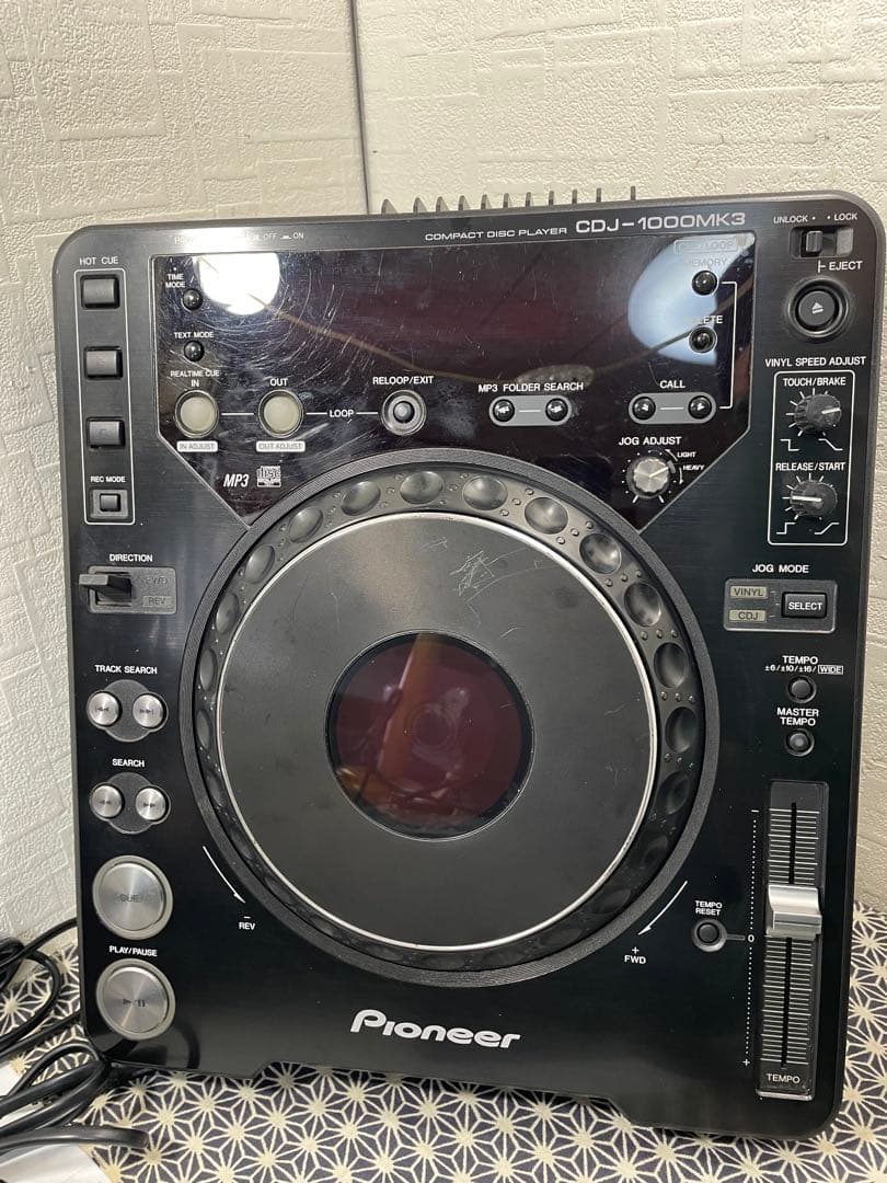 pioneer dj パイオニア　CDJ-1000mk3 回転部メンテナンス pioneer dj パイオニア CDJ-1000mk3 回転部メンテナンス