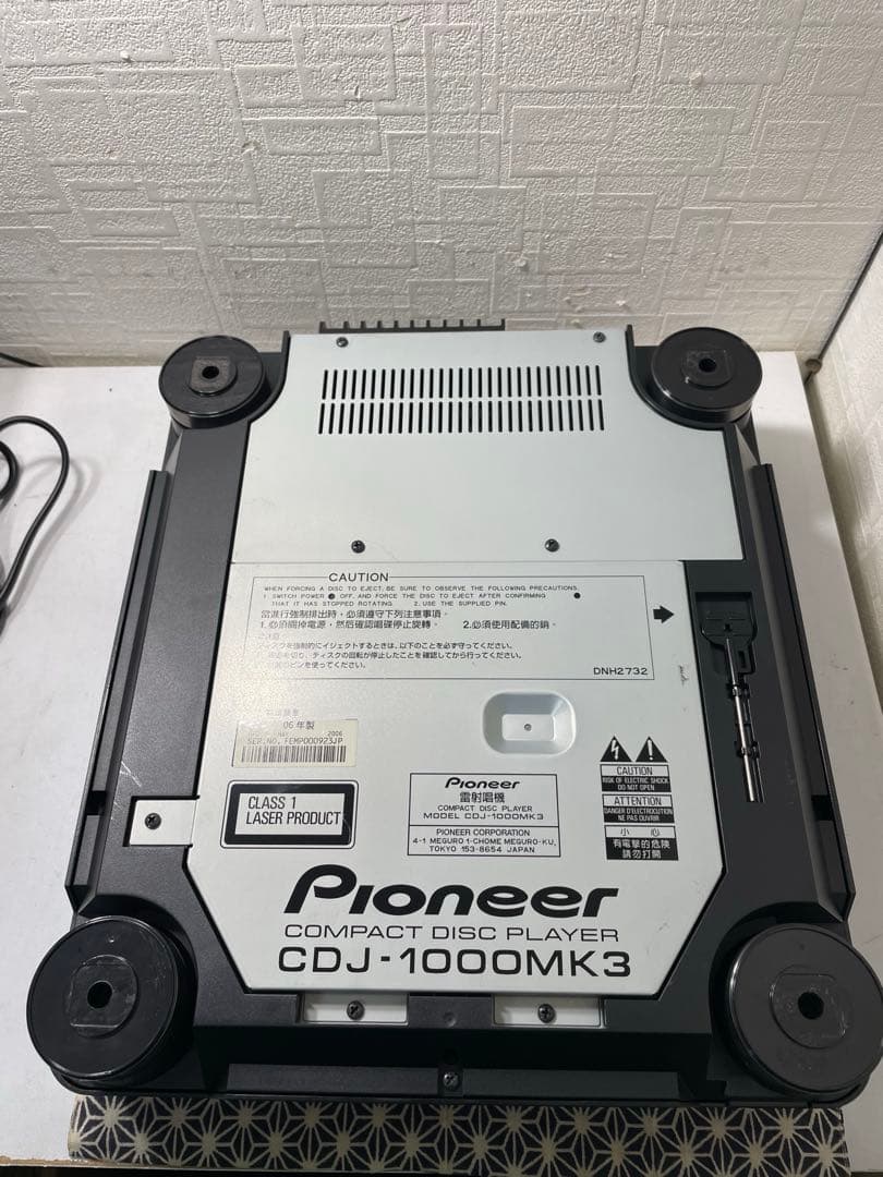 pioneer dj パイオニア CDJ-1000mk3 回転部メンテナンス