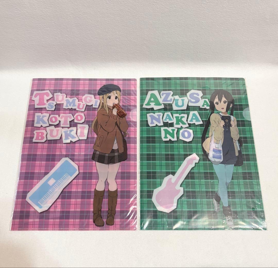 けいおん ローソン限定 オリジナル クリアファイル 琴吹紬 中野梓