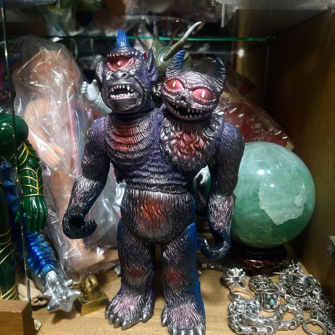 インディーズソフビ ツーヘッド サイクロプス デーモン 双頭怪獣 フィギュア