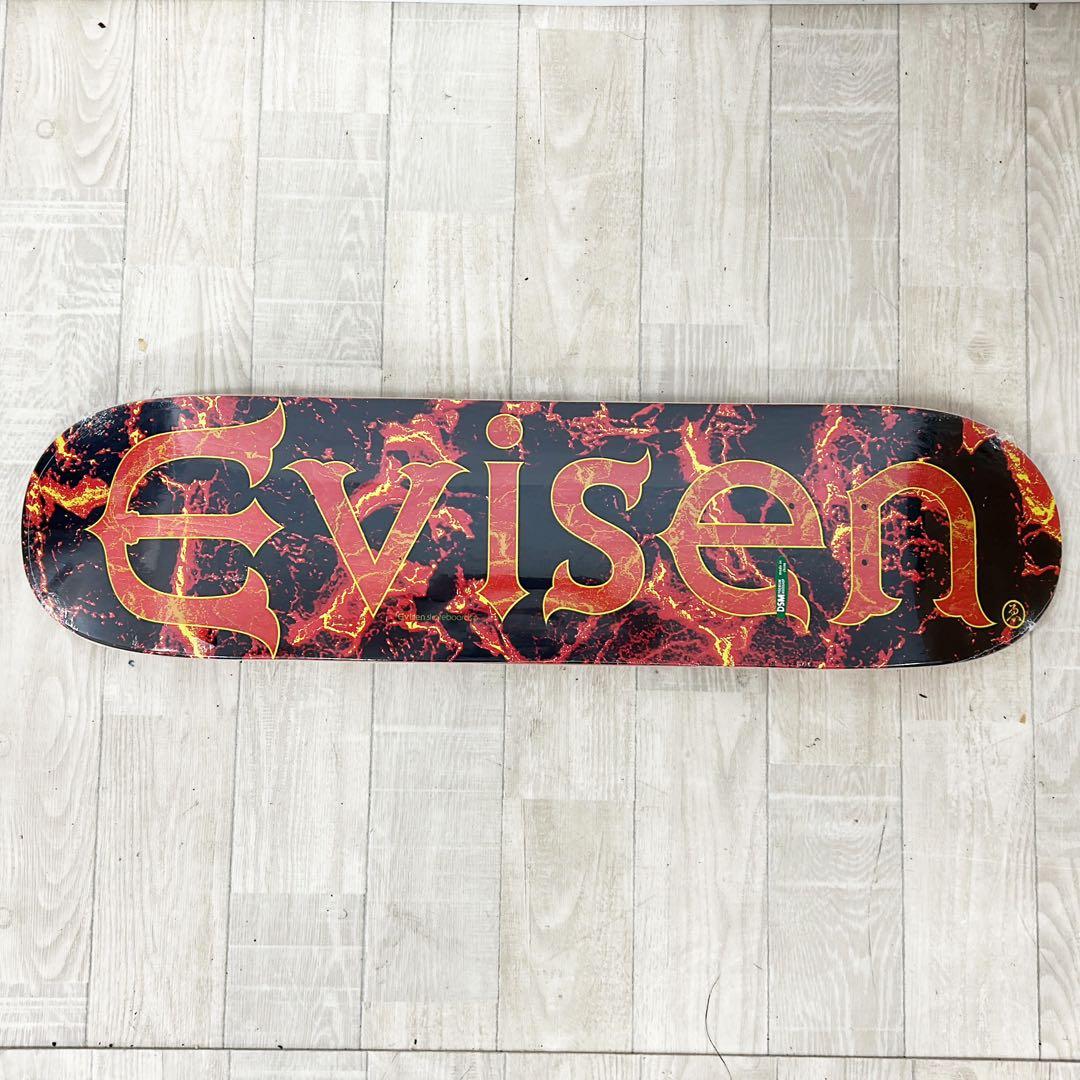 新品 Evisen Skateboards EVI-LOGO MAGMA 7.8