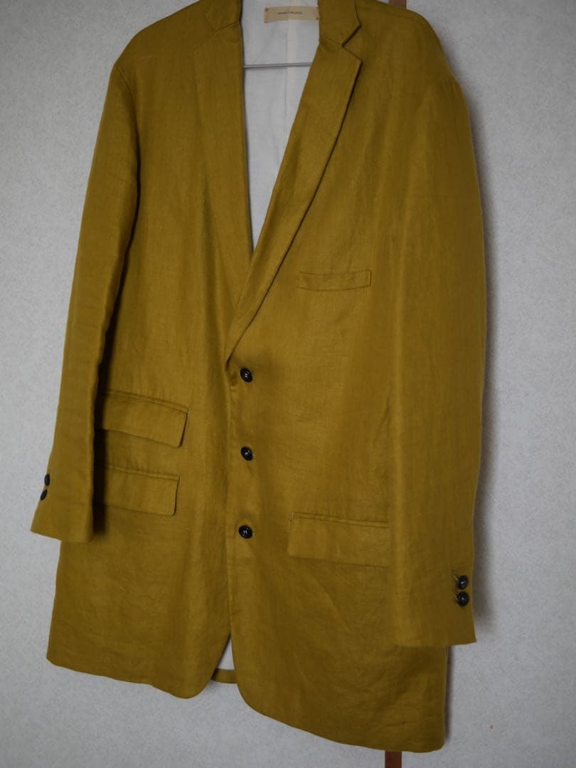 スズキタカユキ suzuki takayuki チェスターコート マスタード 1