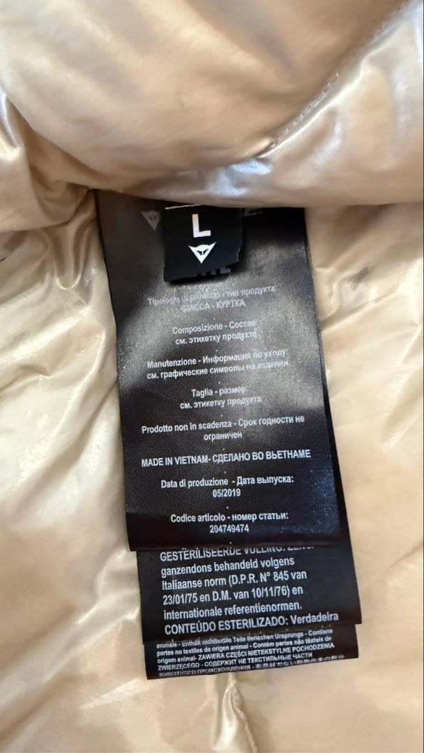 希少美品ダイネーゼDAINESE AWA BLACK PARKAスノボ スキーL