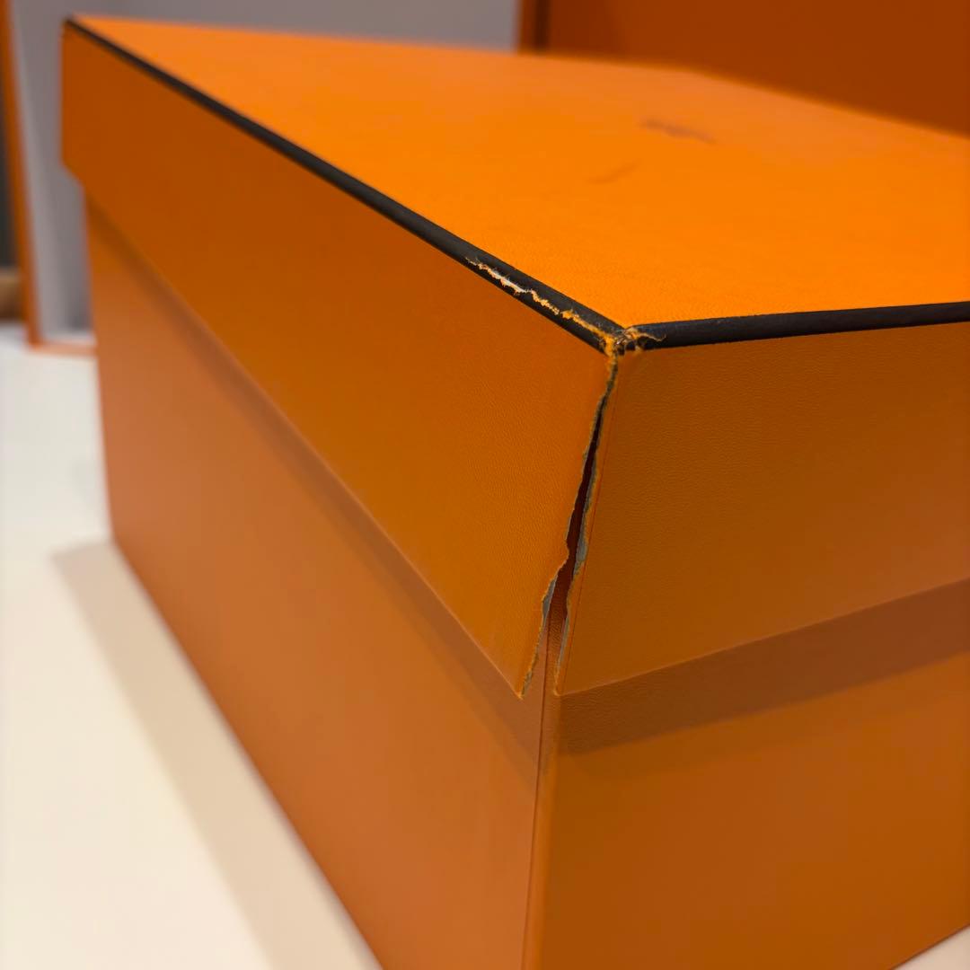 HERMES特大オレンジボックス23箱高級木箱ショッパー袋46枚巾着袋1