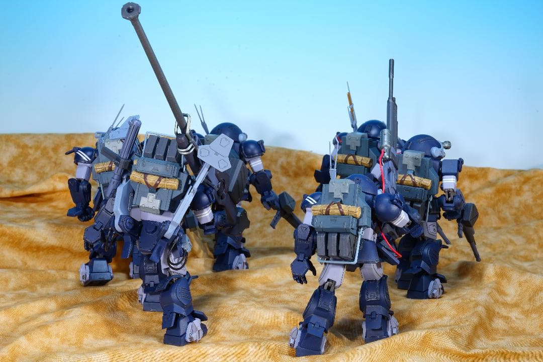 中古 35MAX装甲騎兵ボトムズ コマンドフォークト 7点セット V