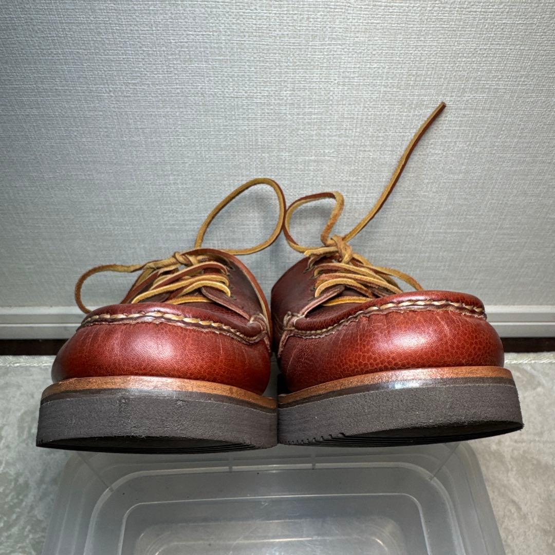 極美品　ユケテン　デッキシューズ　モカシン　ブラウン　9