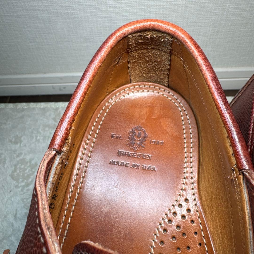 極美品　ユケテン　デッキシューズ　モカシン　ブラウン　9
