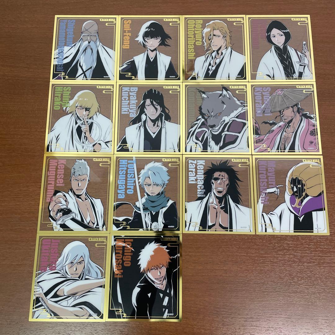 ❶BLEACH WORLD Ver. クリアミニ色紙 全14種 フルコンプ