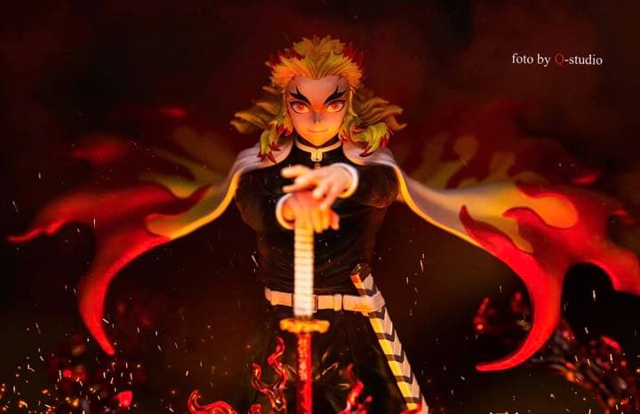 人気 鬼滅の刃 フィギュア 煉獄杏寿郎 無限列車編