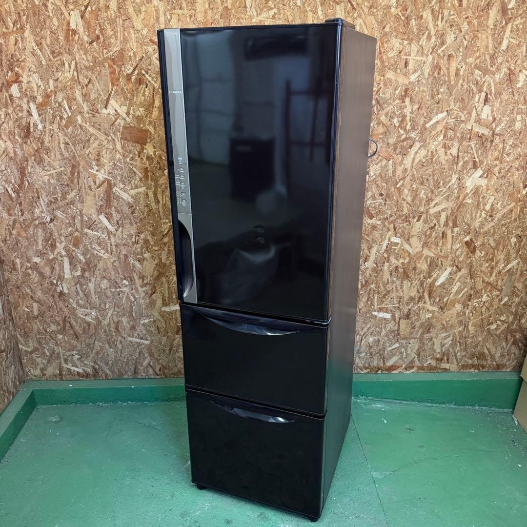 322送料設置無料 日立 自動製氷機能付き大型冷蔵庫 315L 洗濯機