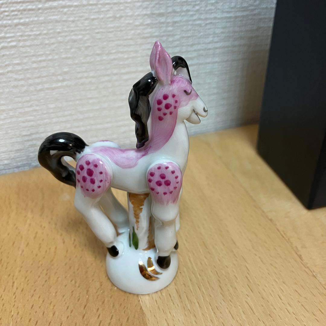 MEISSEN マイセン 置物 フィギュリン 干支 ウマ 馬 うま 極美品