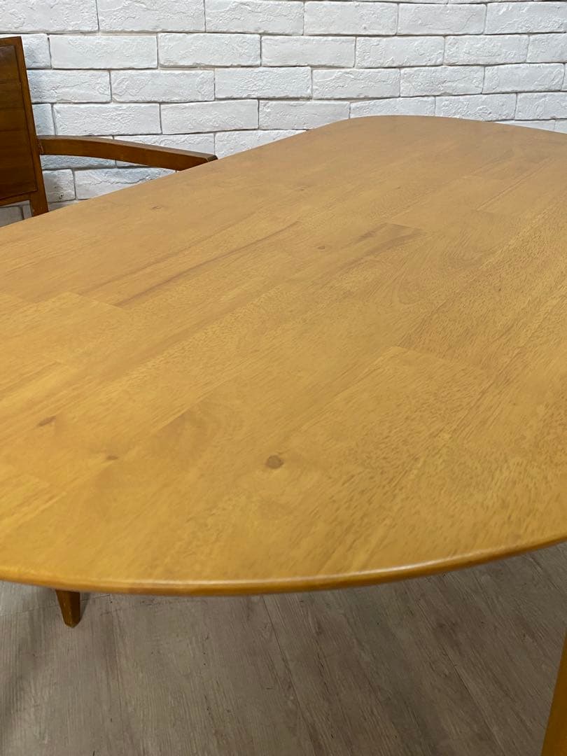 【東京都内23区配送無料】定価8万円　ベルメゾン　半円　ダイニング　テーブル