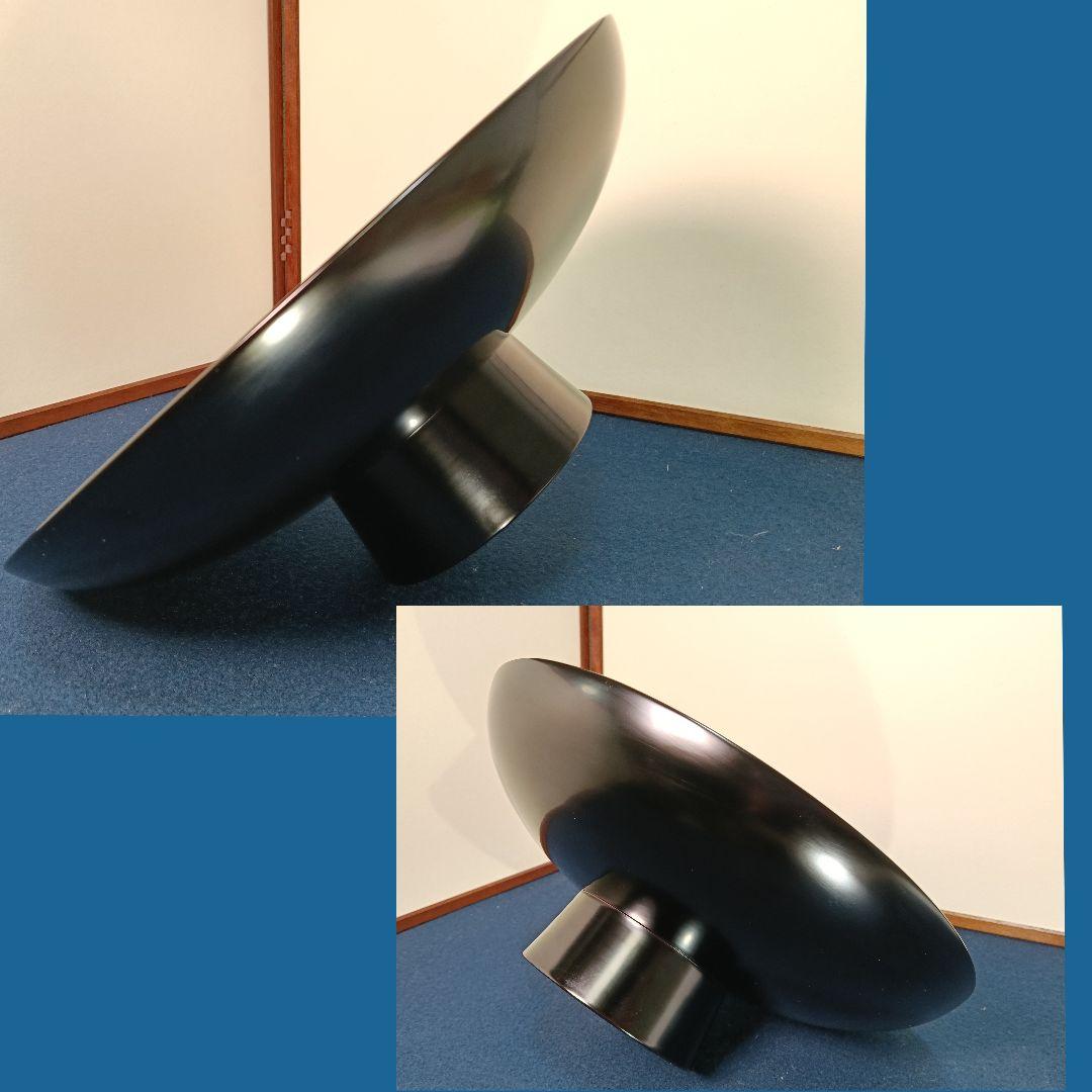 AM71 輪島塗 大杯 大崎庄右衛門 大盃 盛器 懐石 茶道具 未使用 共