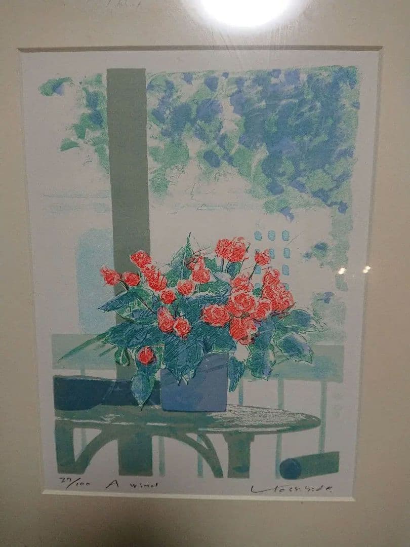 ✨世界で100枚しかない希少作品✨シルクスクリーン版画 ~ A wind ~