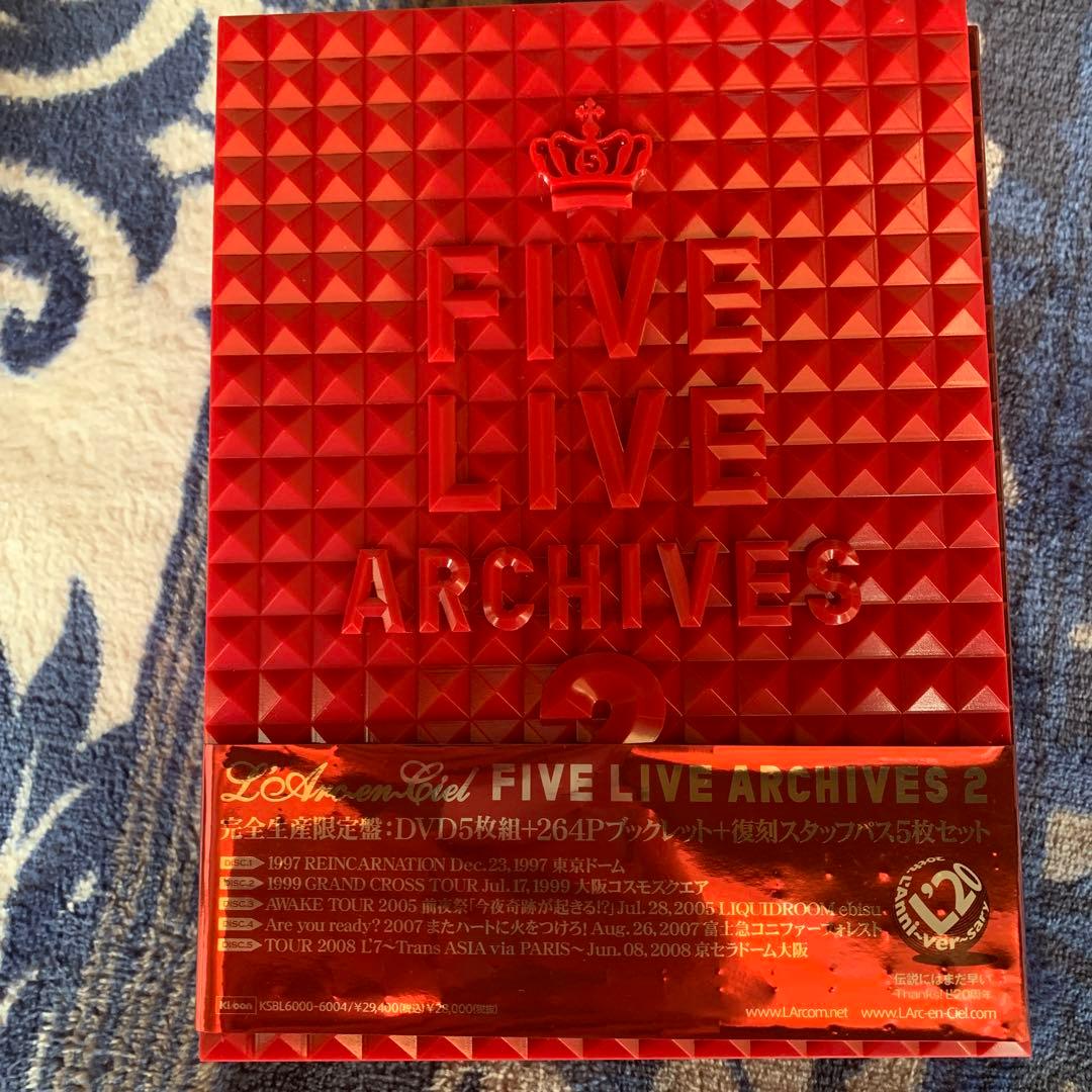 L'Arc～en～Ciel/FIVE LIVE ARCHIVES 2〈完全生産…
