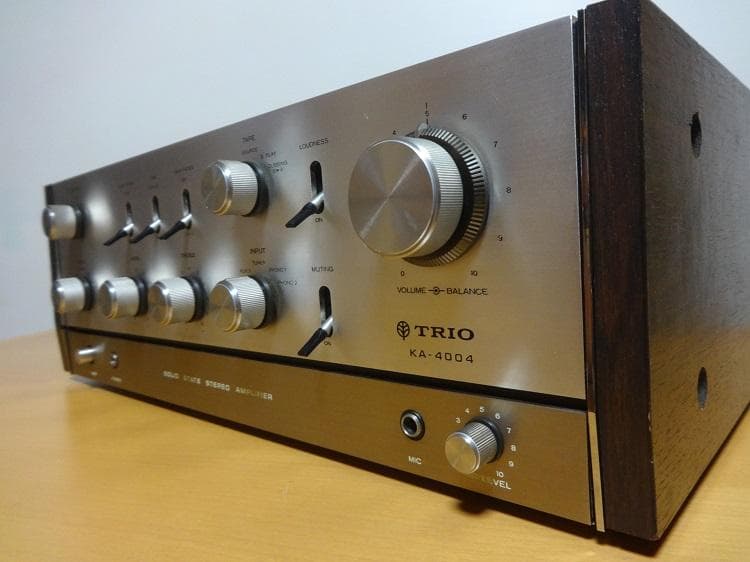 TRIO KA-4004 ステレオアンプ 本体 ビンテージ 1972年 完動品 2025年