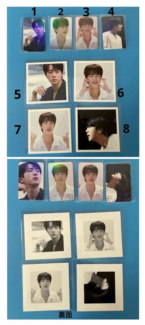 BTS JIN アクリルフォトアルバムキーホルダー（R）