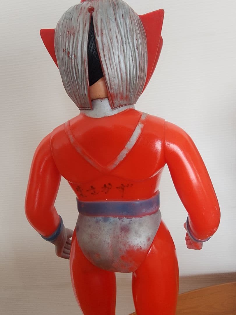 ゴッドマン　ソフビ　ブルマァク　　面取れ　３２センチ　貴重　当時物