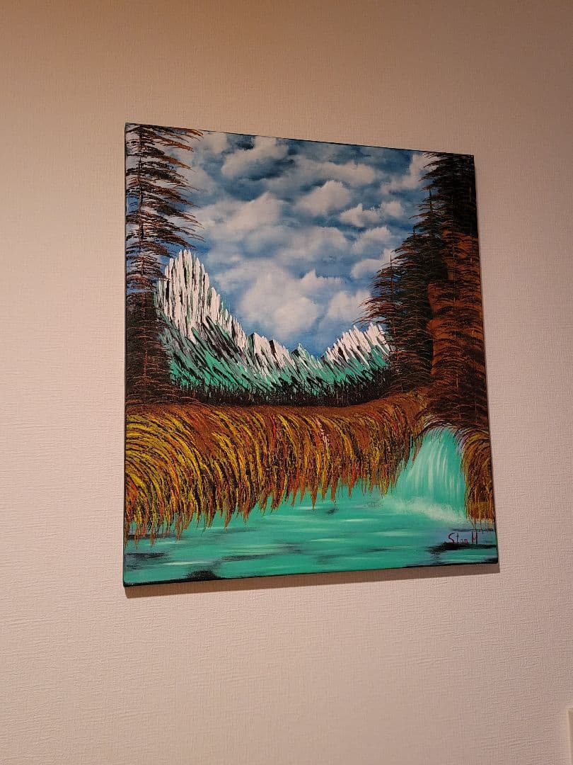 絵画 Spring in the valley