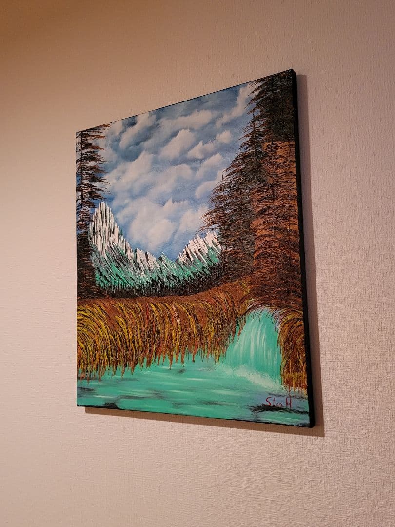 絵画 Spring in the valley