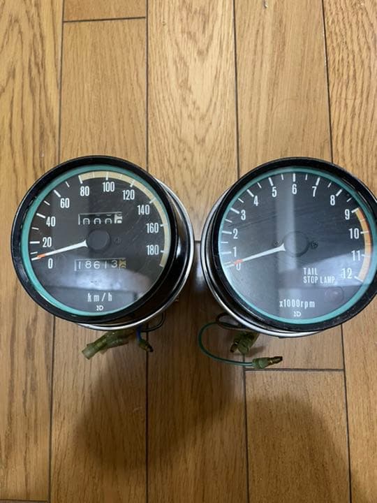 カワサキZ1、Z2、FXメーター Z400FX/Z400J/Z550FX メーターアップ用