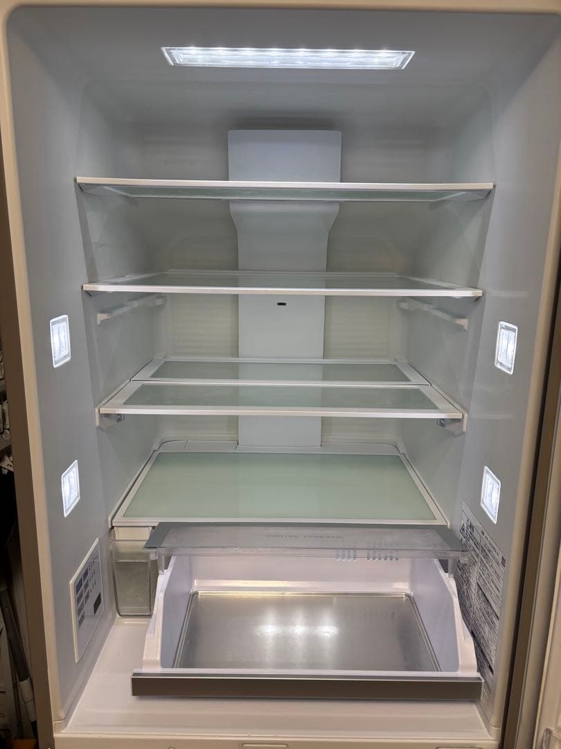 【送料込】パナソニック 冷蔵庫 シャンパンゴールド 右開き