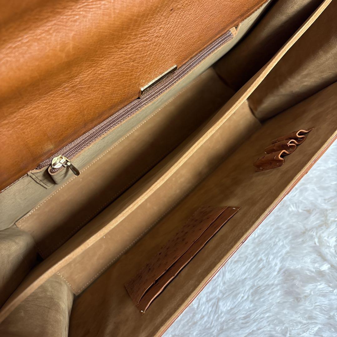 ビジネスバック オーストリッチ エキゾチックレザー JRA