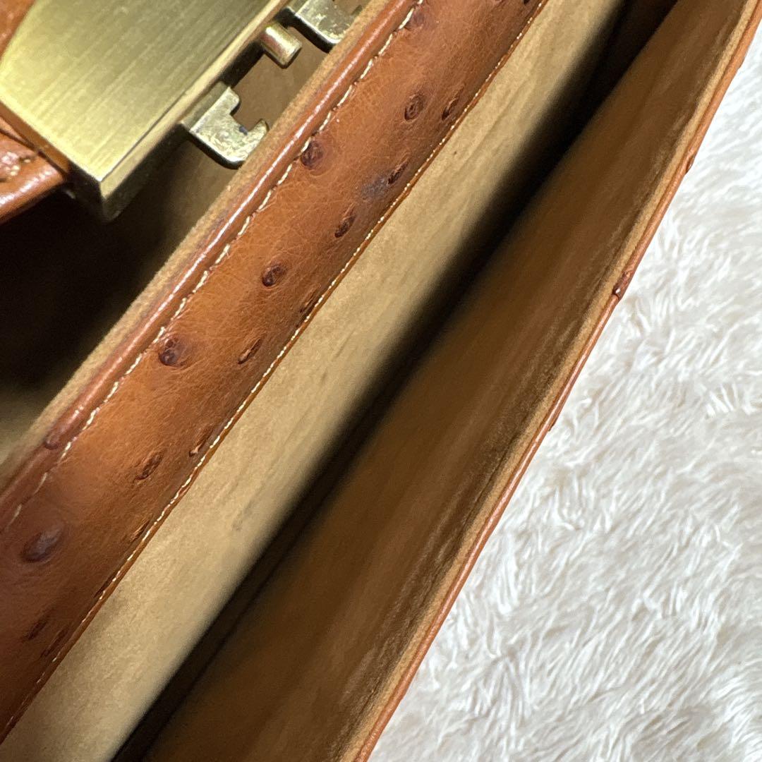 ビジネスバック オーストリッチ エキゾチックレザー JRA