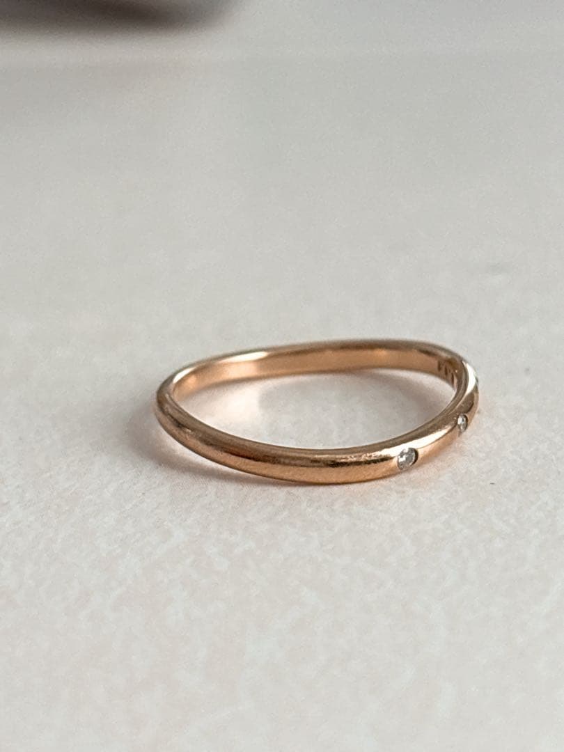 【ete】K18 ダイヤモンドリング 8号⋆*