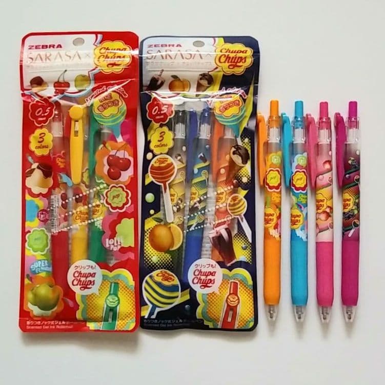 ゼブラ サラサクリップ× チュッパチャプス 5色セット ボールペン