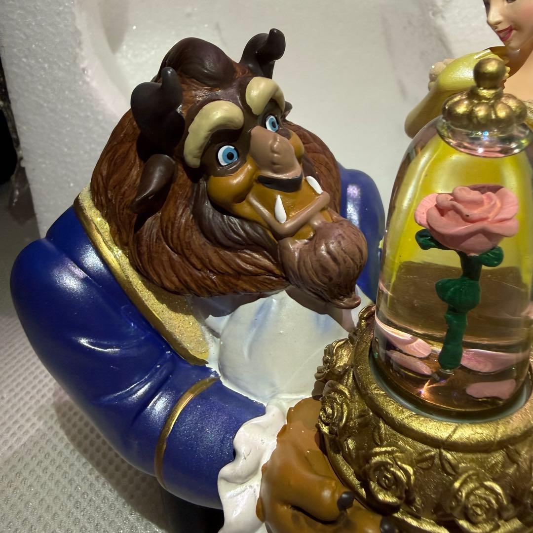 ディズニー 美女と野獣 ベル スノードーム スノーグローブ オルゴール