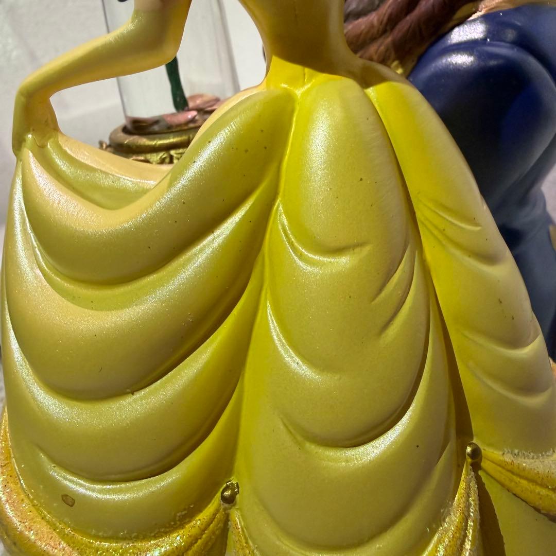 ディズニー 美女と野獣 ベル スノードーム スノーグローブ オルゴール