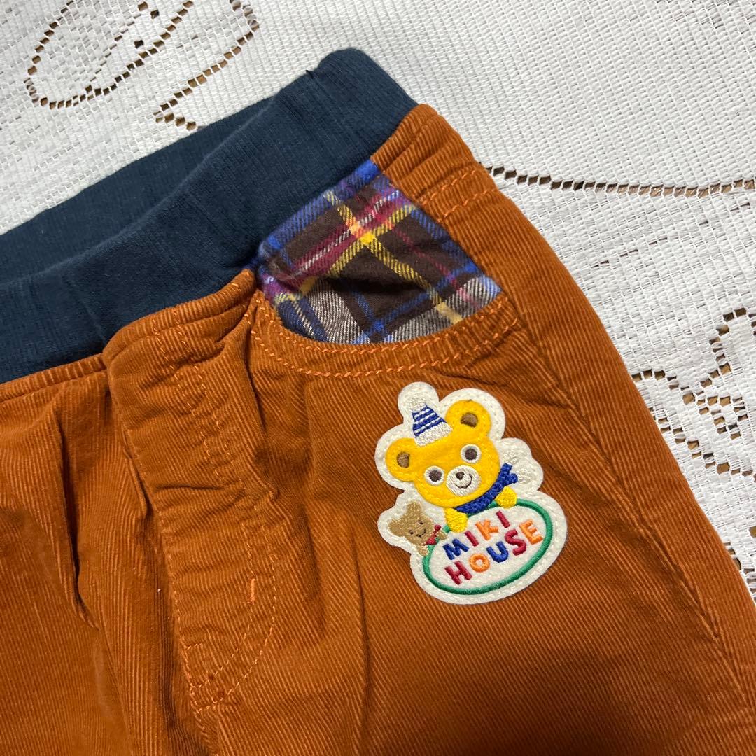 美品】ミキハウスベア コーデュロイパンツ 長ズボン 100 秋冬 楽天市場