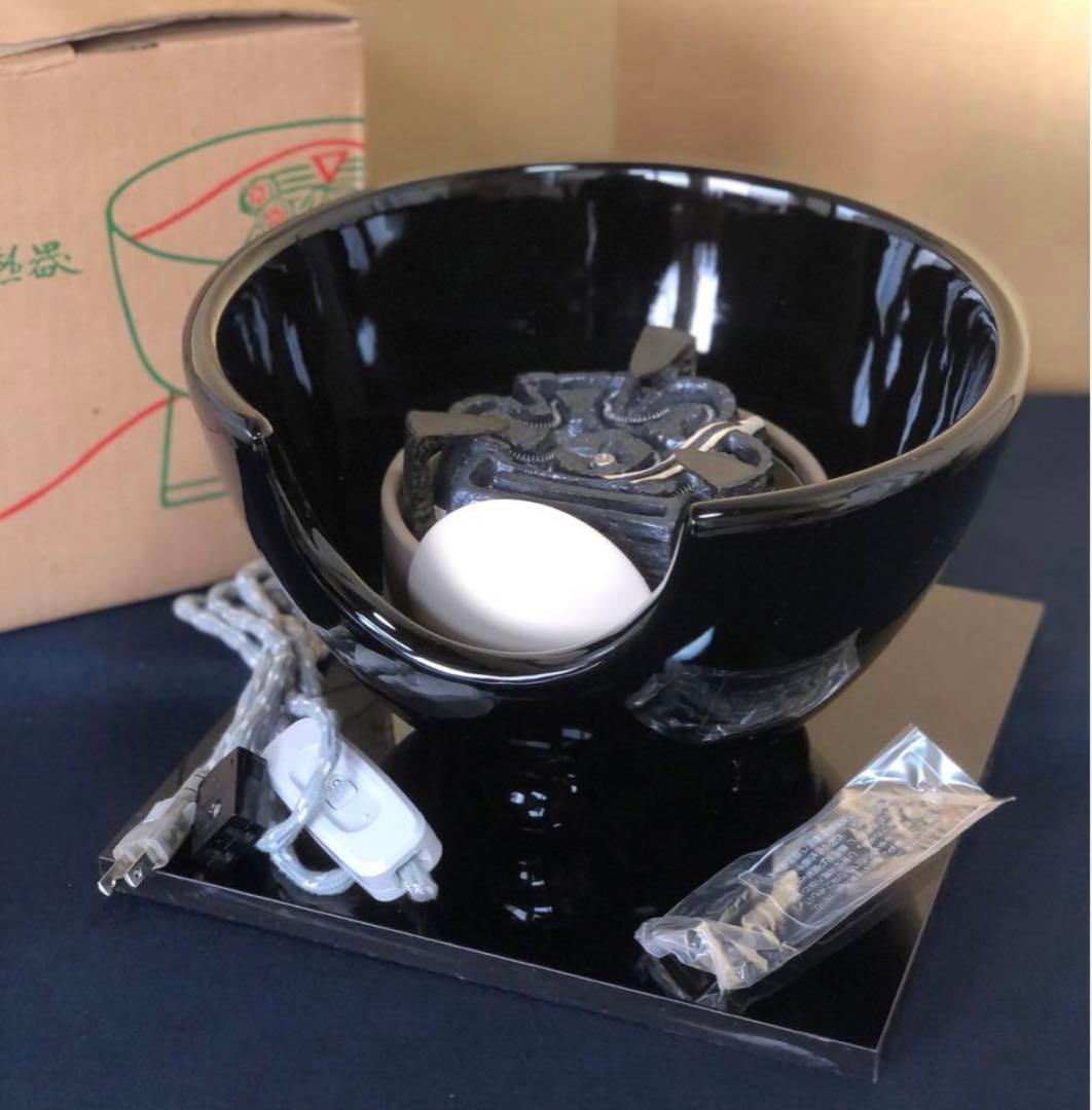 R》茶道具 野々田式 風炉型電熱器 黒真塗B 元箱 260126く1 - メルカリ