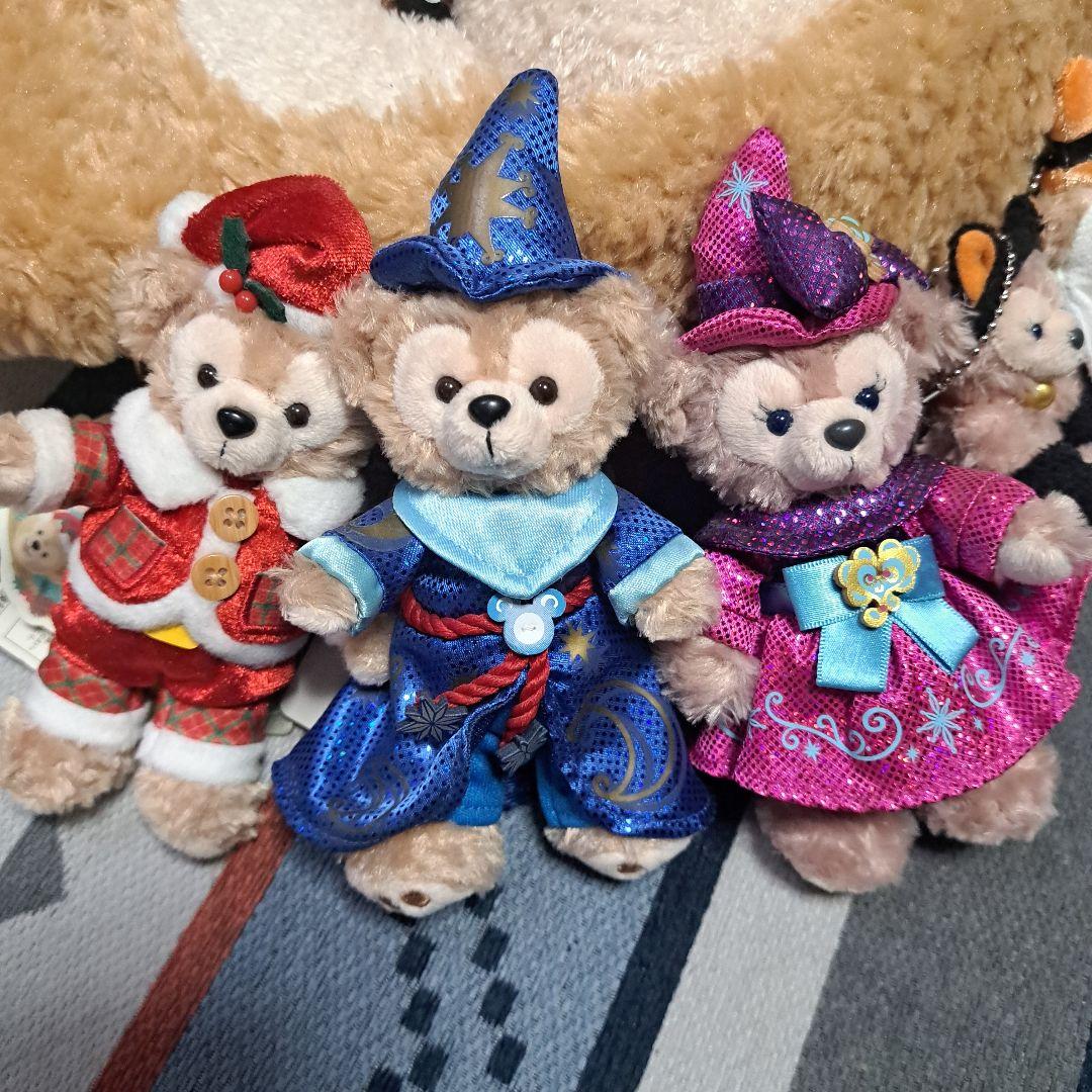 ダッフィー　フェイス2wayショルダーバッグ　ぬいば　セット売り