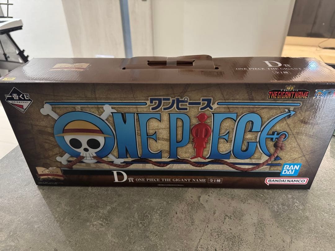 ワンピース D賞 THE GIGANT NAME 一番くじ ワンピースより、「D賞 ONE PIECE THE GIGANT NAME」が入荷