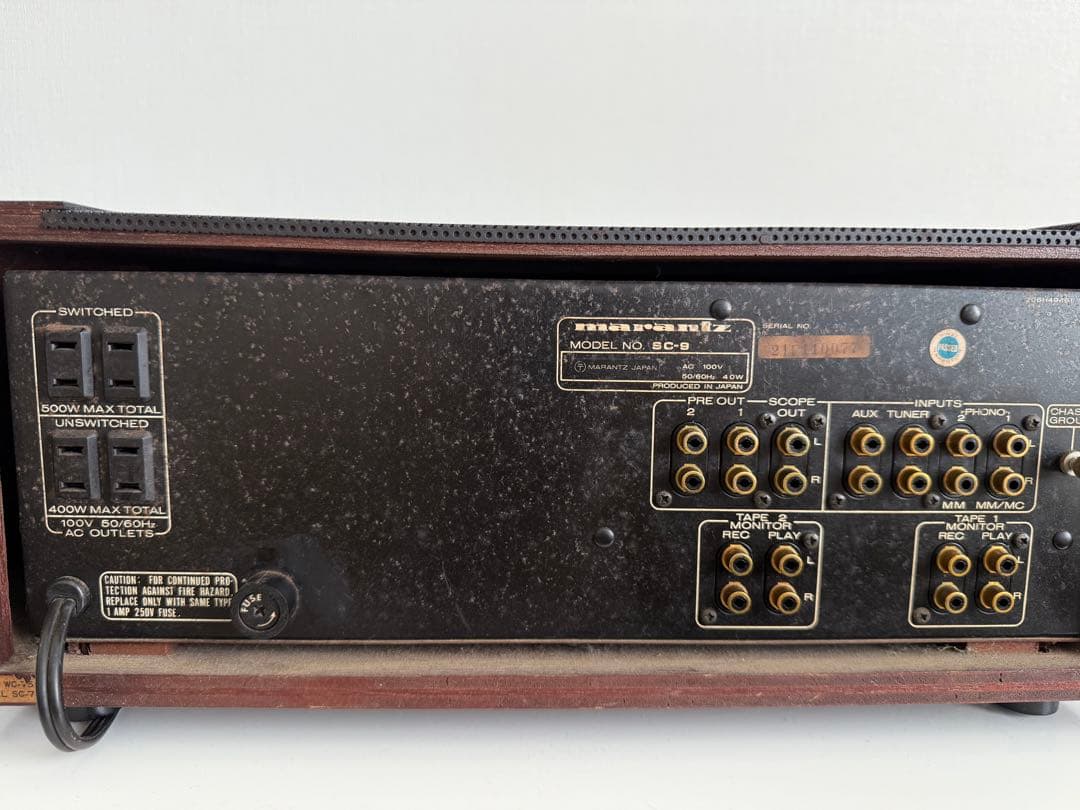 今*本様 Marantz sc-9 プリアンプ オーバーホール、チューンナップ済