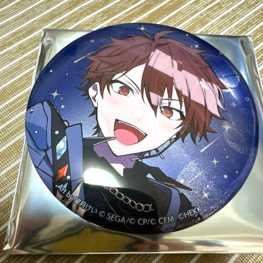 守沢千秋あんスタプロセカコラボコネクトライブホログラム缶バッジ開花後