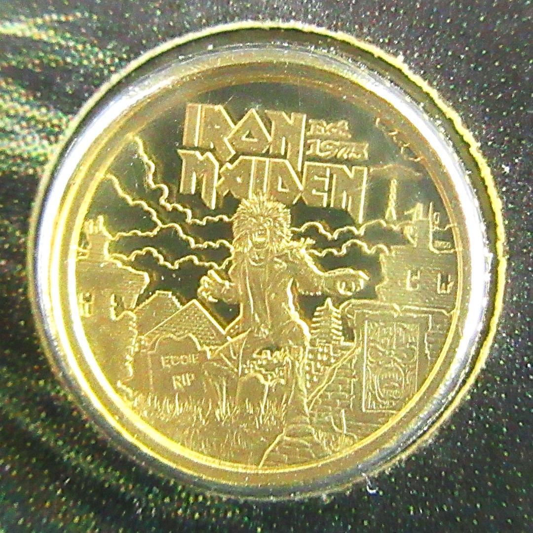 最新 ミュージックレジェンド 2025 イギリス 金貨 アイアンメイデン