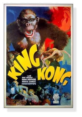 額装品/キングコング 1933年（アーティスト不明）/ポスター - メルカリ