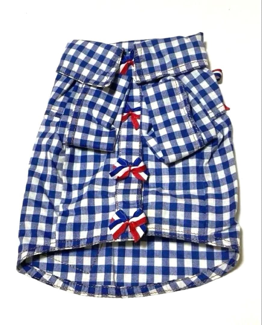 for pets only フォーペッツオンリー ギンガムチェック シャツ