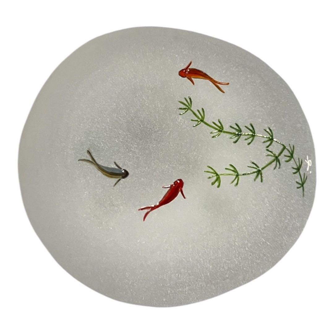 久保裕子 石文鎮 アメンボ 中サイズ 美術品・アンティーク・コレクション