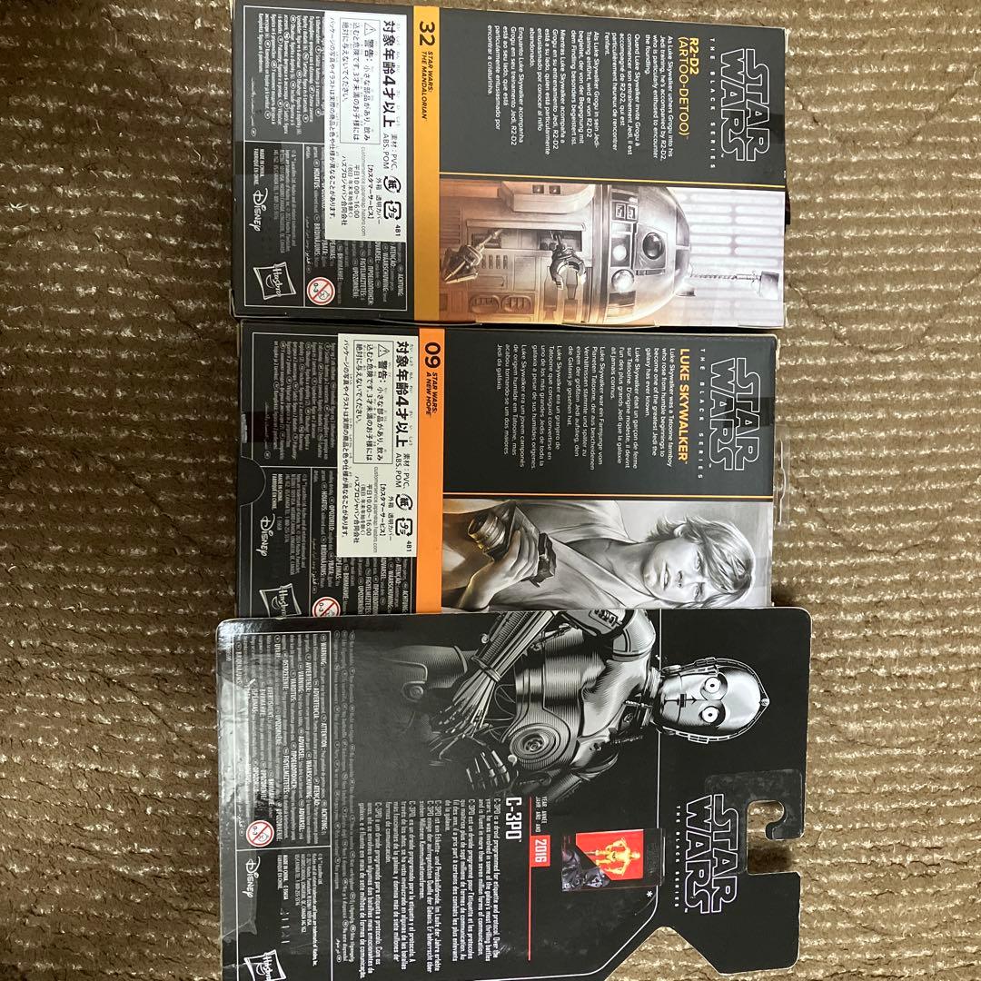 スターウォーズ　ブラックシリーズ　ルーク　R2-D2 C-3PO 3点セット