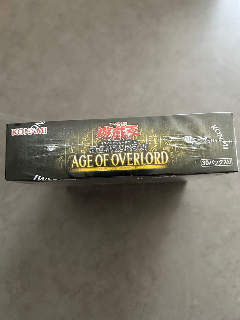 遊戯王 未開封ボックス　シュリンクあり エイジオブオーバーロード