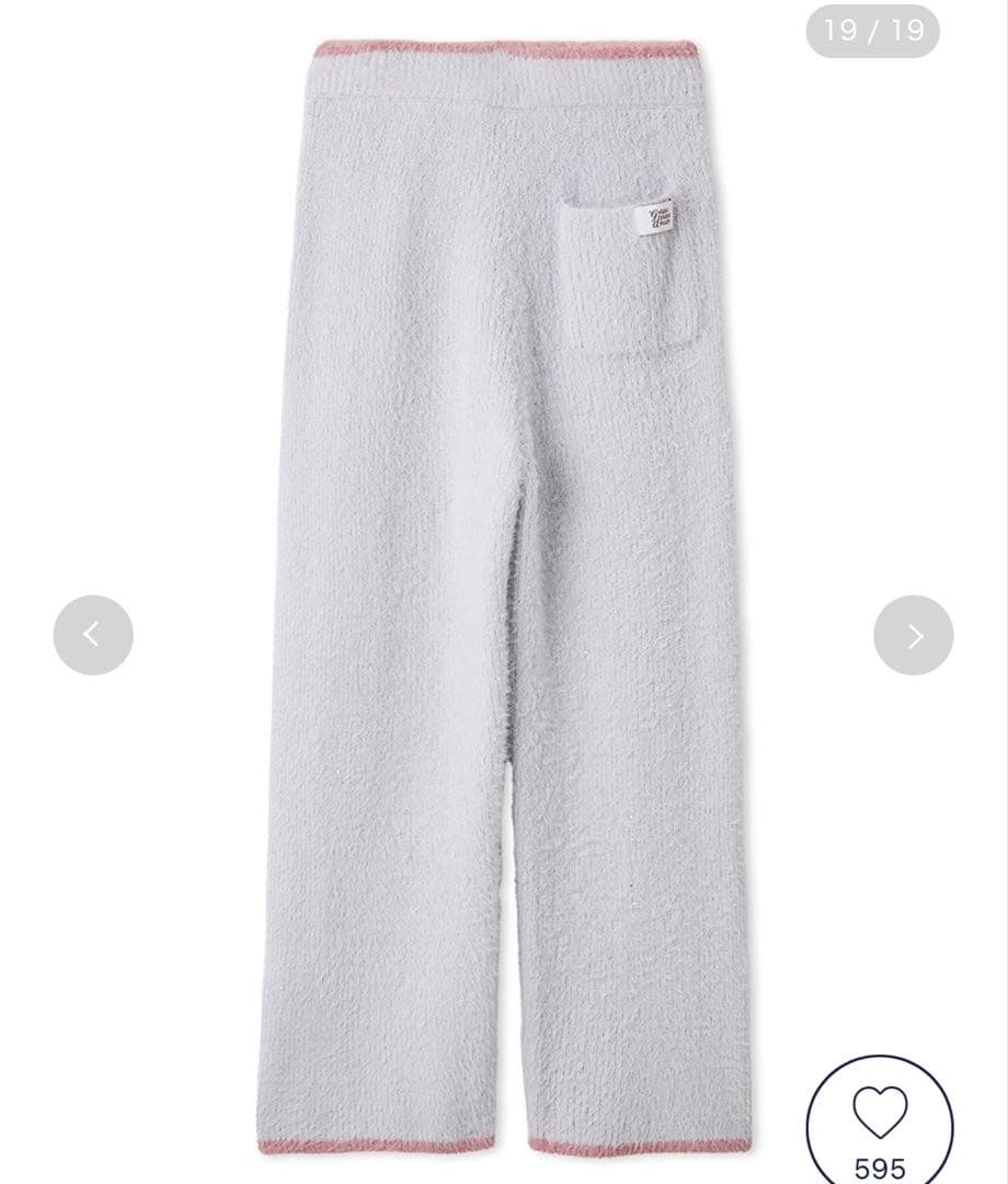 gelato pique/ジェラートピケ/ラメフェザーカーディガンとロングパンツ