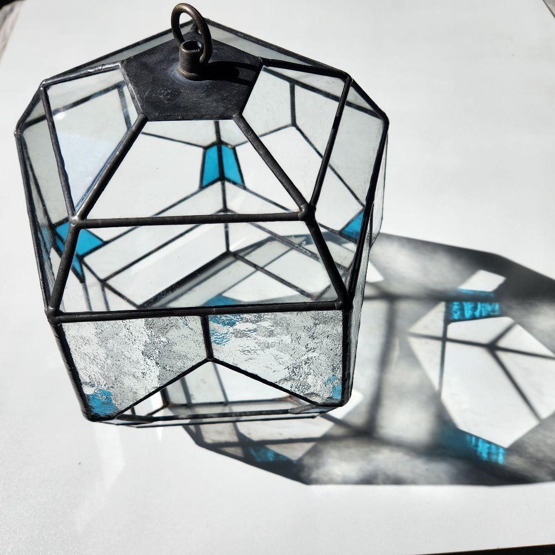 五角形　テラリウム　ステンドグラス　インテリア ステンドグラス （五角形テラリウム）送料無料 プランター | iichi