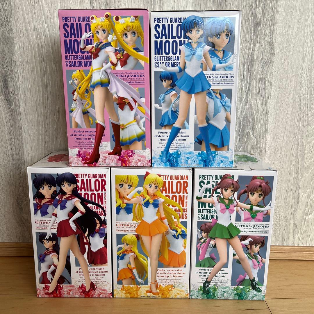 セーラームーン GLITTER&GLAMOURS フィギュア まとめ売りの通販はau