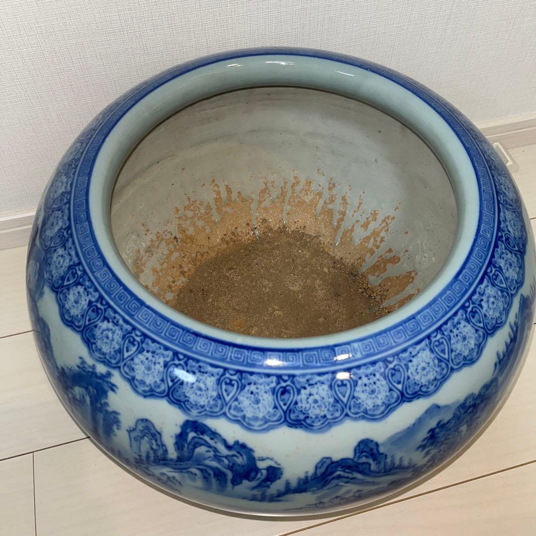 有田焼火鉢 骨董品 アンティーク - メルカリ